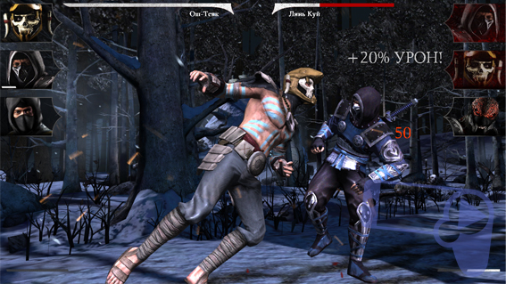 Мобильный Mortal Kombat X: геймплей кадры 
