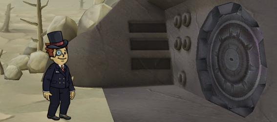 Советы Fallout Shelter: боец стоит и ждет, когда его впустят в бункер 
