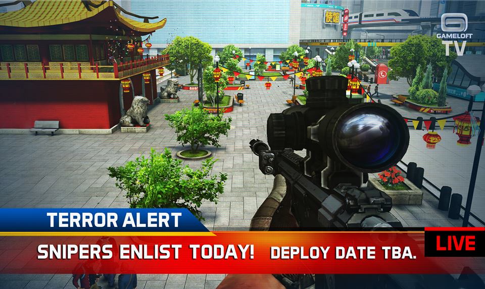 Gameloft выпустит снайпер-шутер Sniper Fury на следующей неделе