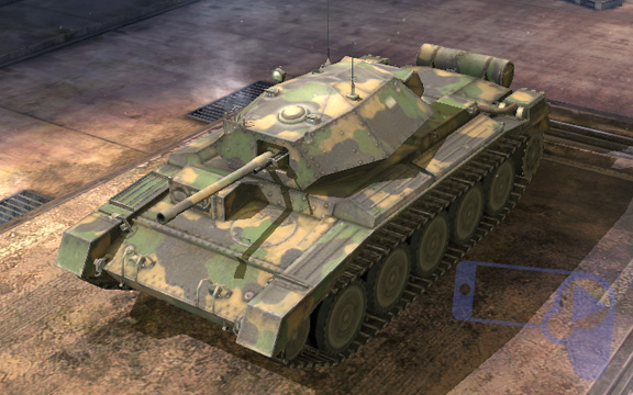 World of Tanks Blitz : летний камуфляж на легком танке Crusader (5 уровня)